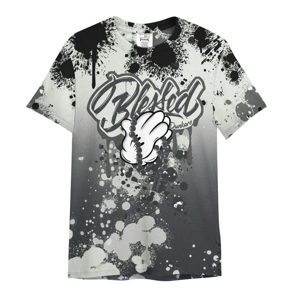 Shirt To Match Fear 4s - God Blessed Ink Drip All Over Print