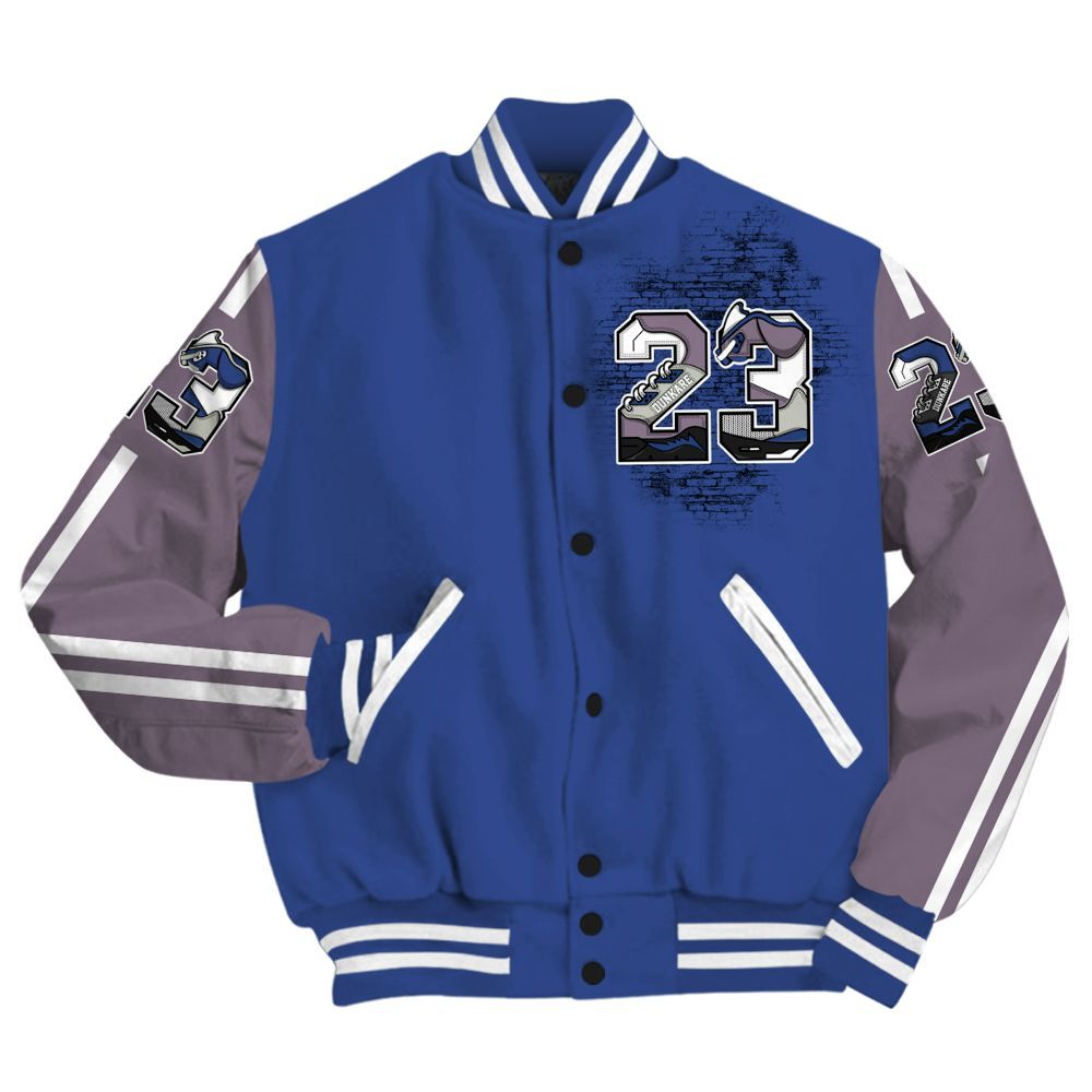 Varsity Jacket To Match Low OG Voodoo Alternate 1s - Custom Name Number 23 5s All Over Print