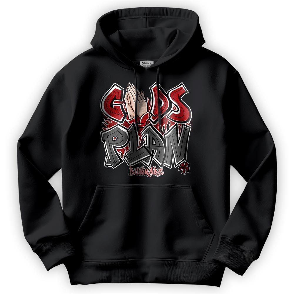 Sweatshirt To Match Red Taxi 12s Hoodie - Gods Plan Graffiti Hoodie Unisex