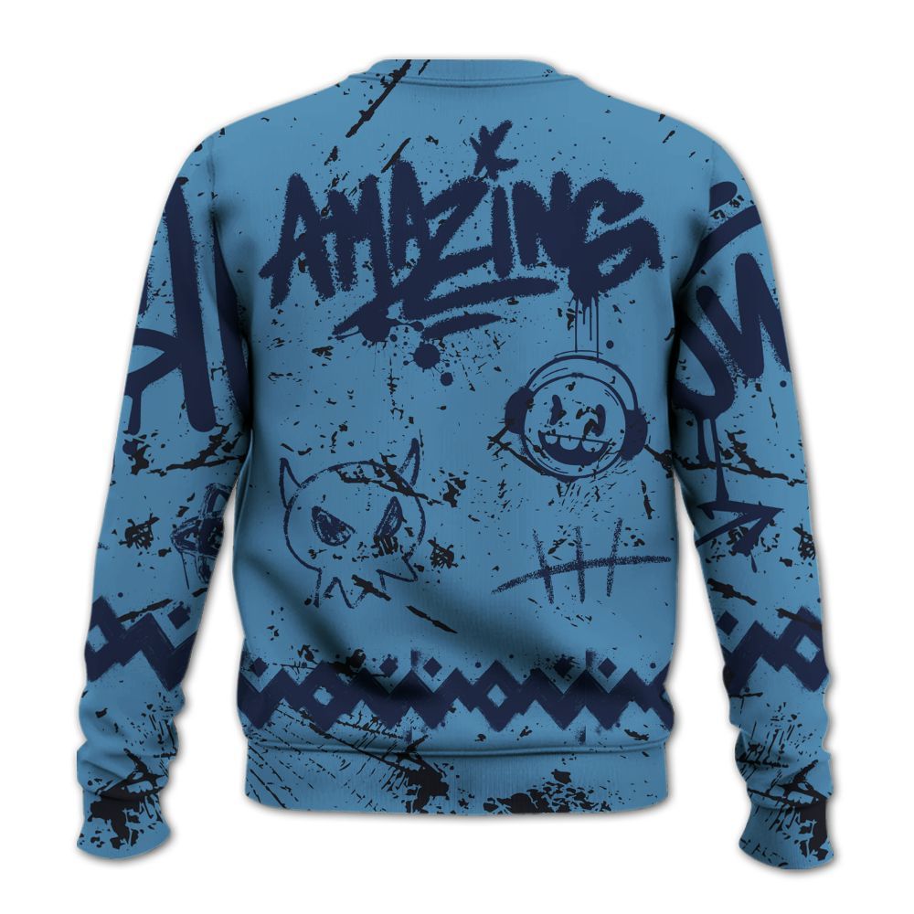 Sweatshirt To Match Air Force 1 Stash - Friday Sneaker Crayon All Over Print