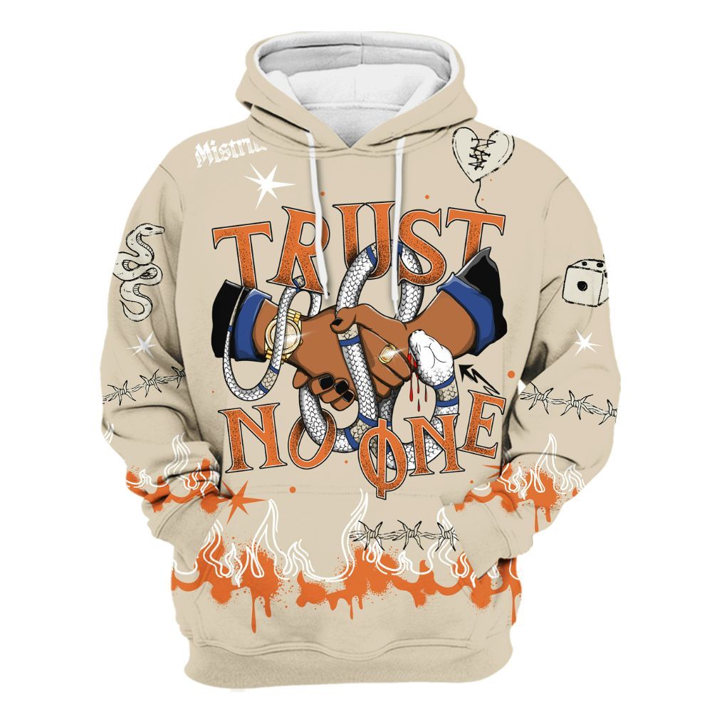 Hoodie To Match Air Max 90 Rattan Birch - Trust No One Snake-Bite Doodle Crayon All Over Print