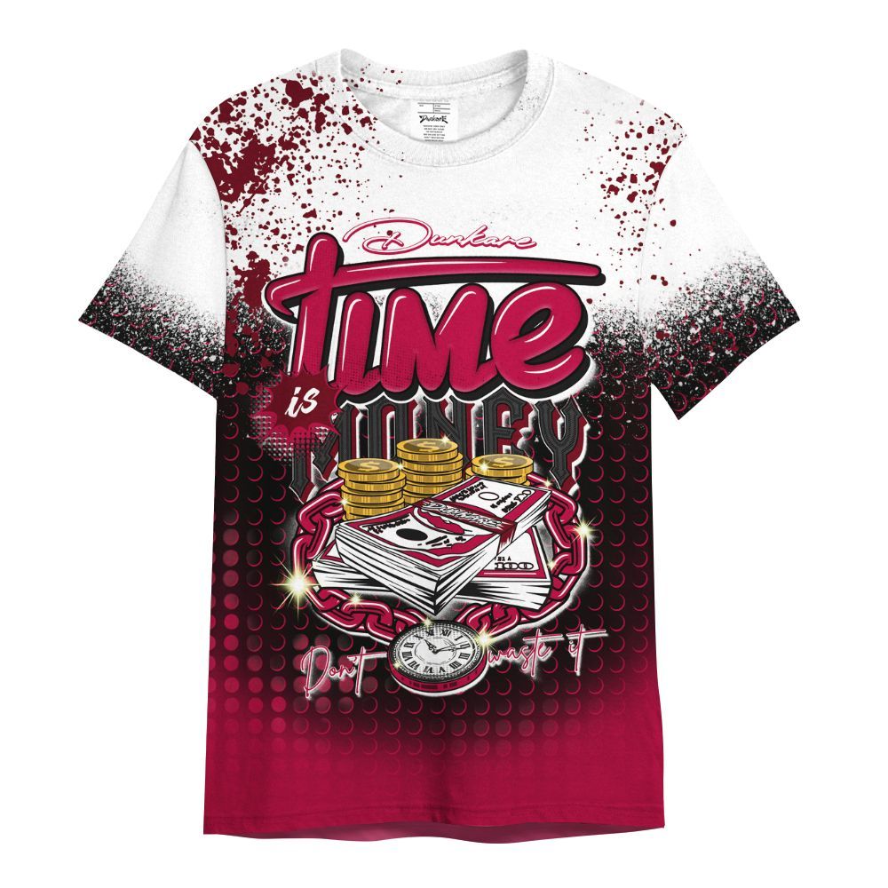 Shirt To Match Retro Chicago 2s - Halftone Time Is Money All Over Print