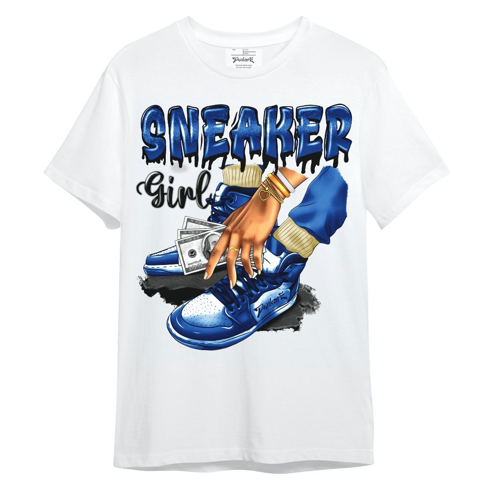 Shirt To Match Air Ship Royal Blue - SNEAKER Girl Money Drip Unisex Shirt