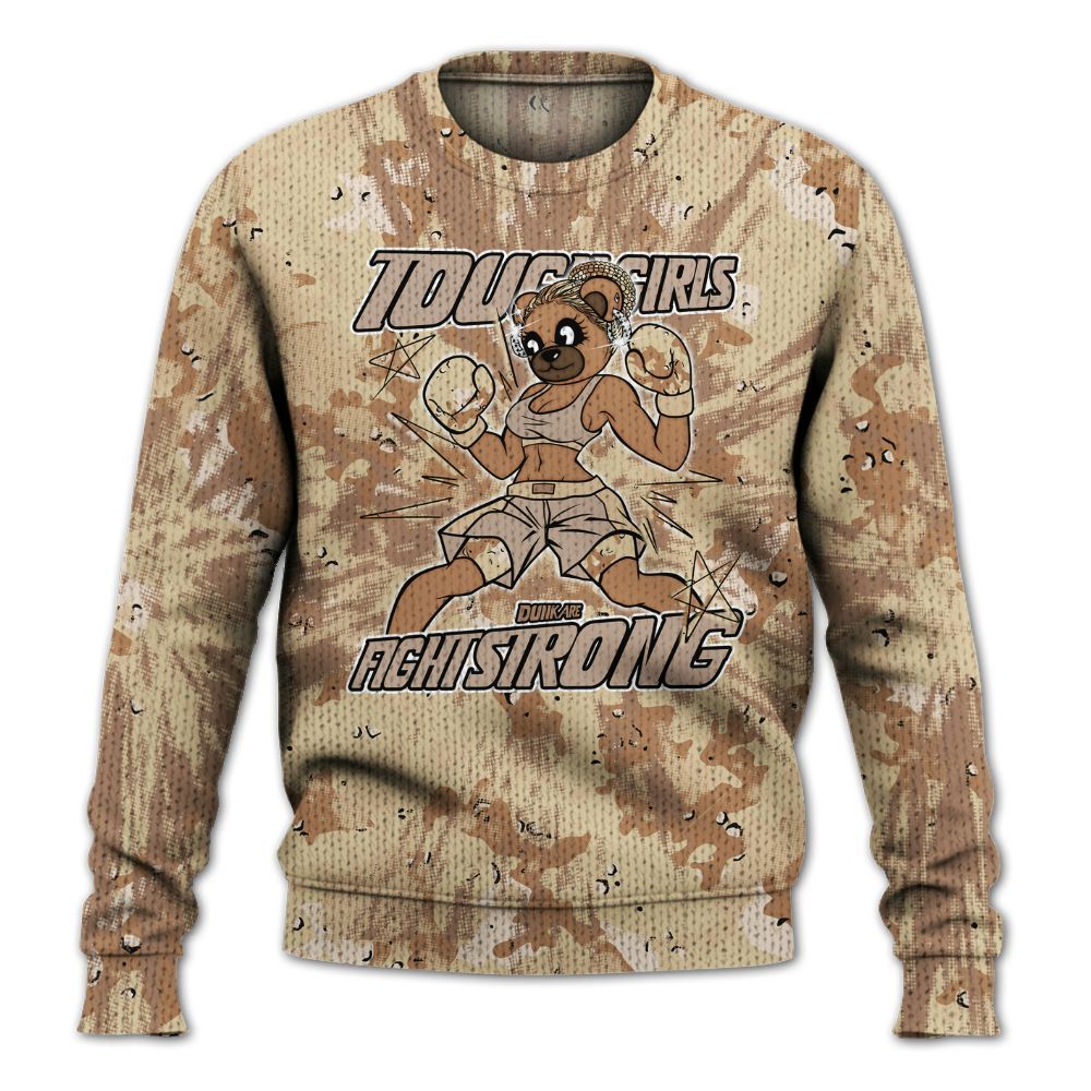 Knitted Sweater To Match Desert Camo 3s - Gritty Girls Bear Luxury