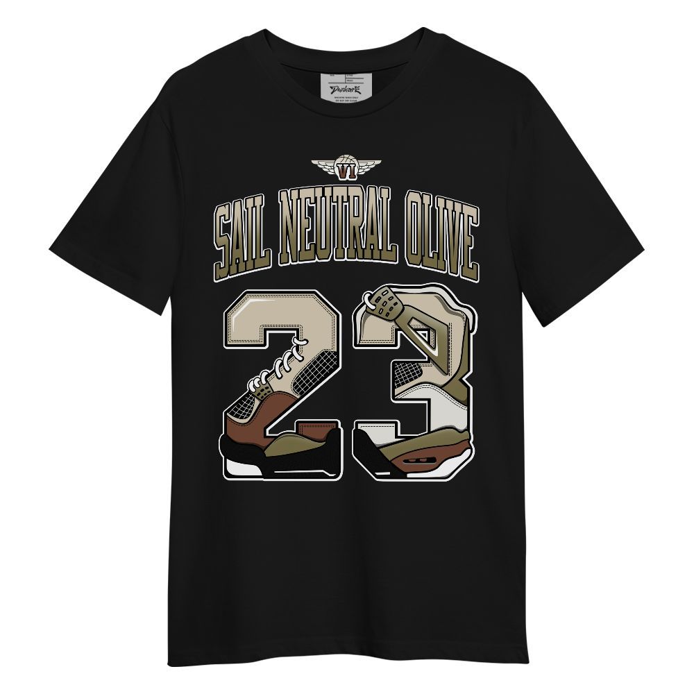 Shirt To Match Sail Neutral Olive 6s - Number 23 Dirty 4s Graphic