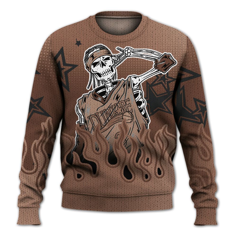 Knitted Sweater To Match KD 4 Christmas - Allen Answer Unique Fire Custom Name