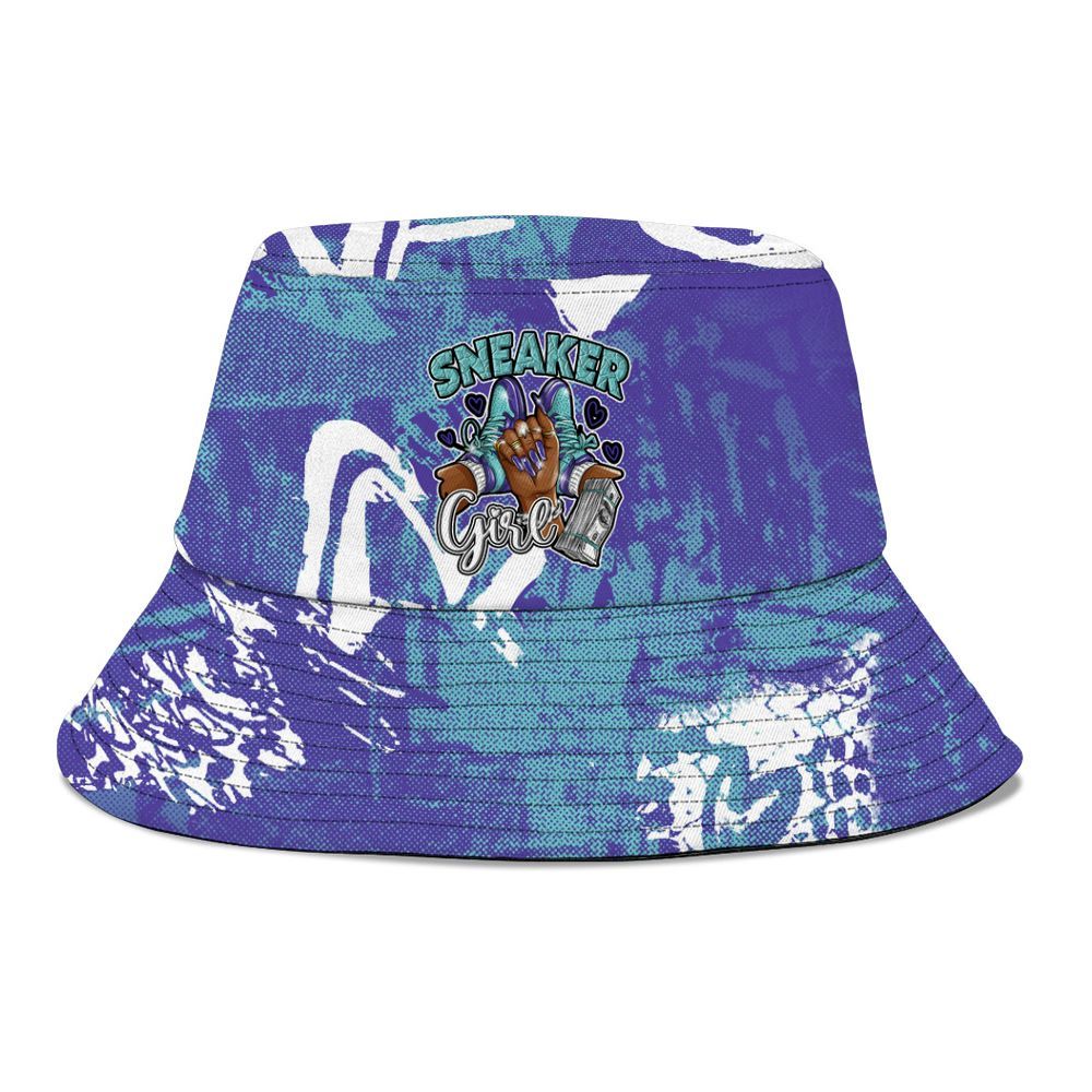 Bucket Hat To Match Low Hornets 1s - Sneakerz Girlz Heart Grunge Graphic