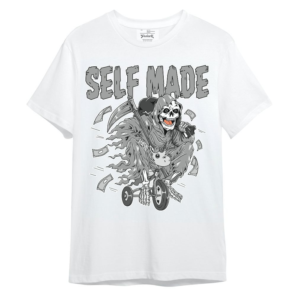 Shirt To Match Black Wolf Grey 12s - Self Make Skeleton Unisex Shirt