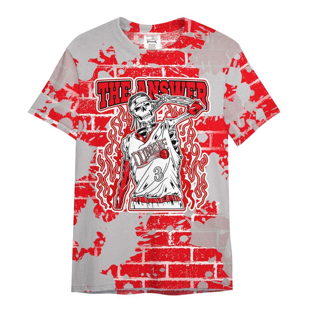 Shirt To Match Air Max 1 Low Poly - Allen Answer Skeleton Brick All Over Print