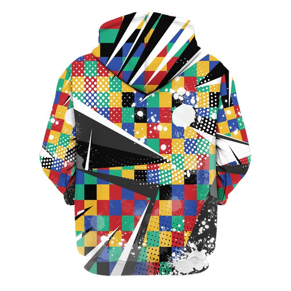 Hoodie To Match Air Rainbow Weave - Poly Trust No One Dripping All Over Print