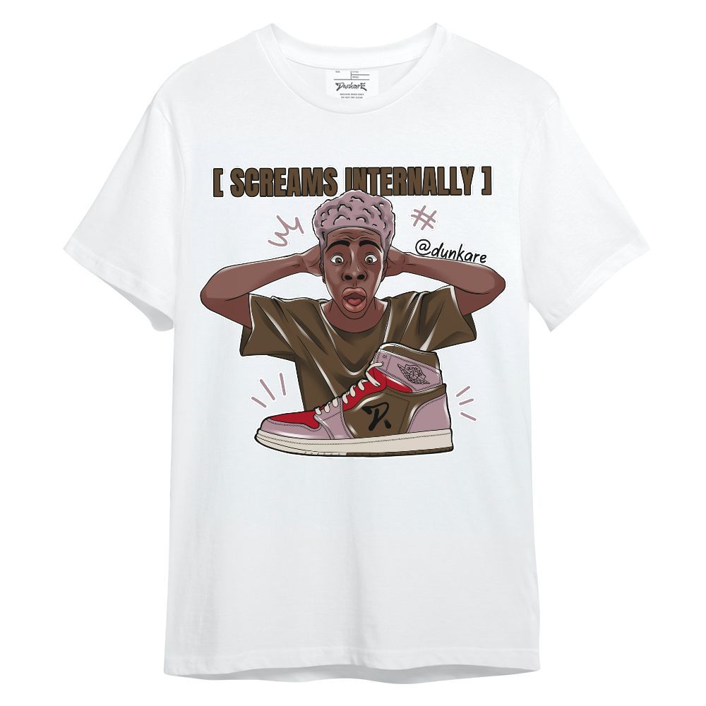 Shirt To Match Dunk Low Swoosh Serves - Scream Internally Unisex Shirt