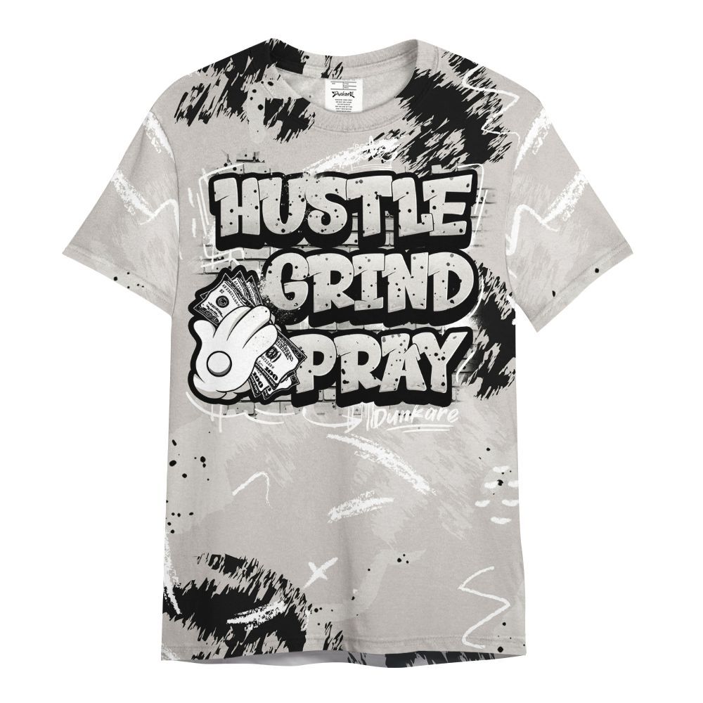 Shirt To Match The Classic 40s - Hustle Grind Pray All Over Print