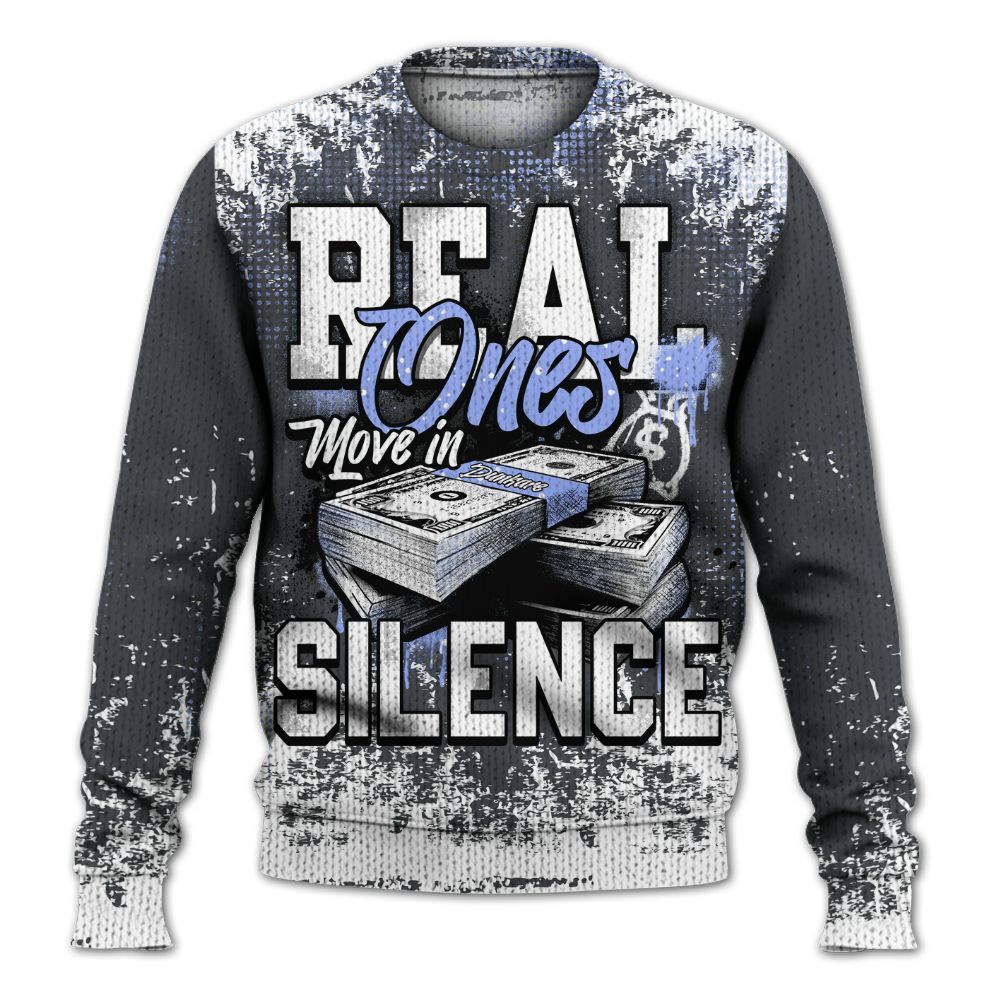 Sweater To Match Retro Awake Racer Blue - Move In Silence Money Street Retro Graphic