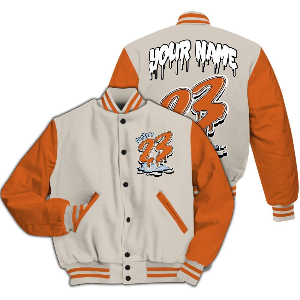 Varsity Jacket To Match SE Craft 5s - Custom Name 23 Drip All Over Print