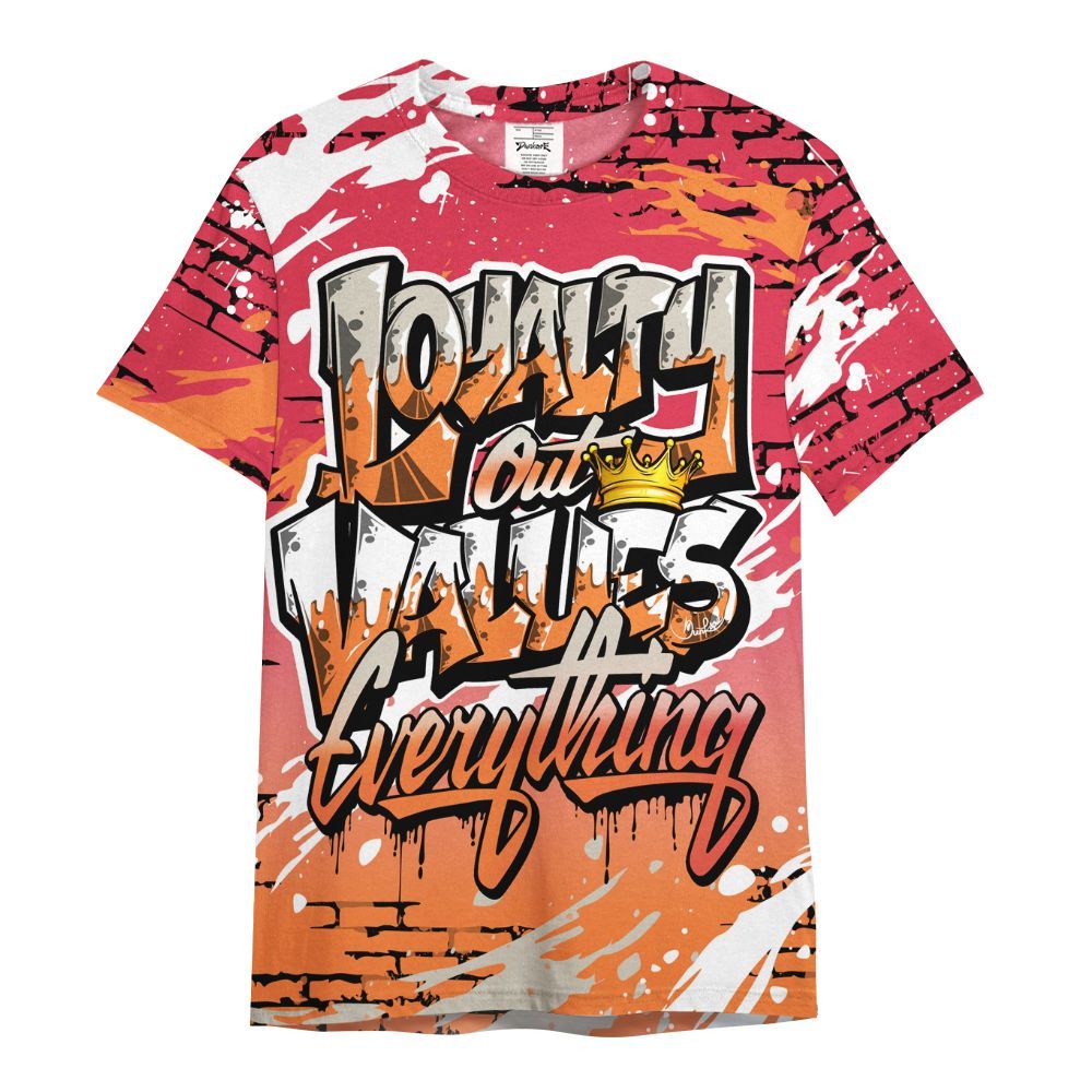 Shirt To Match Air Max Portal Bright Ceramic - Values Of Loyalty Drip All Over Print