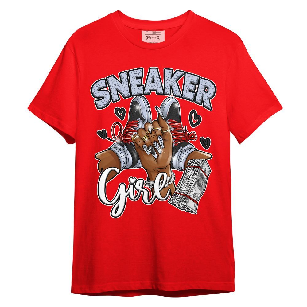 Shirt To Match Fire Red 6s - Sneaker Unique Unisex Shirt