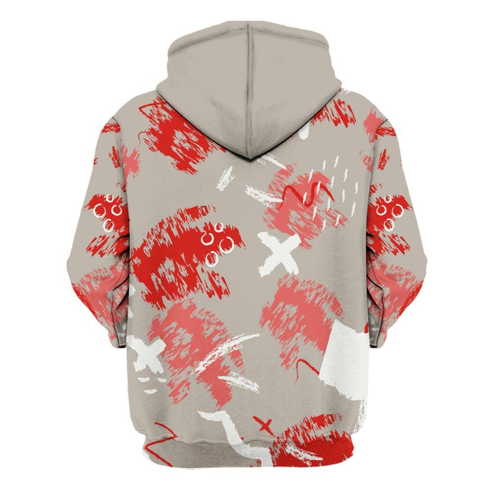 Hoodie To Match Low OG Phantom 1s - Hustle Grind Pray Retro All Over Print