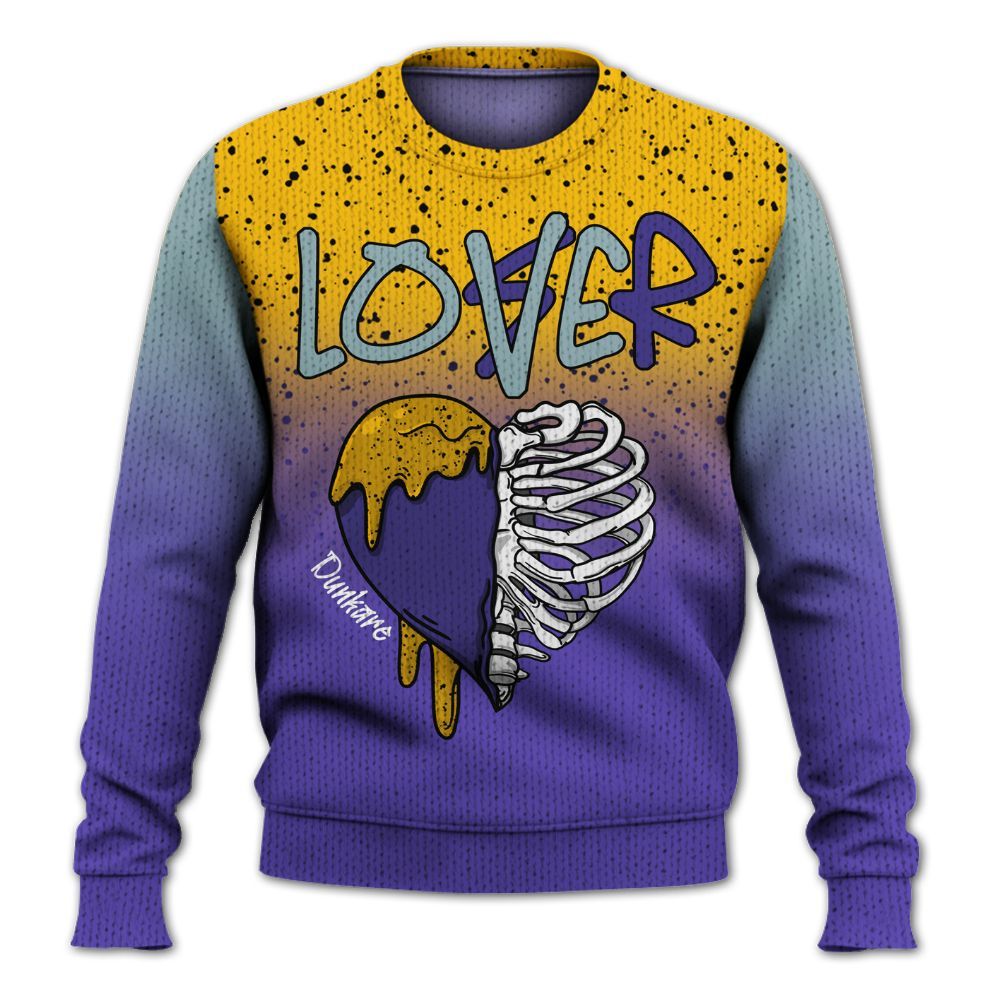 Sweater To Match Imperial Purple 4s - Loser Lover Dripping Graphic