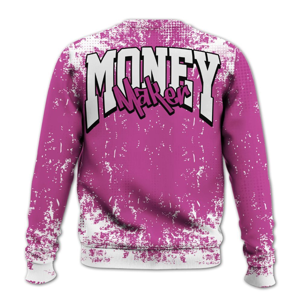 Sweatshirt To Match Dunk Low Active Fuchsia - Move In Silence Money Street Retro All Over Print