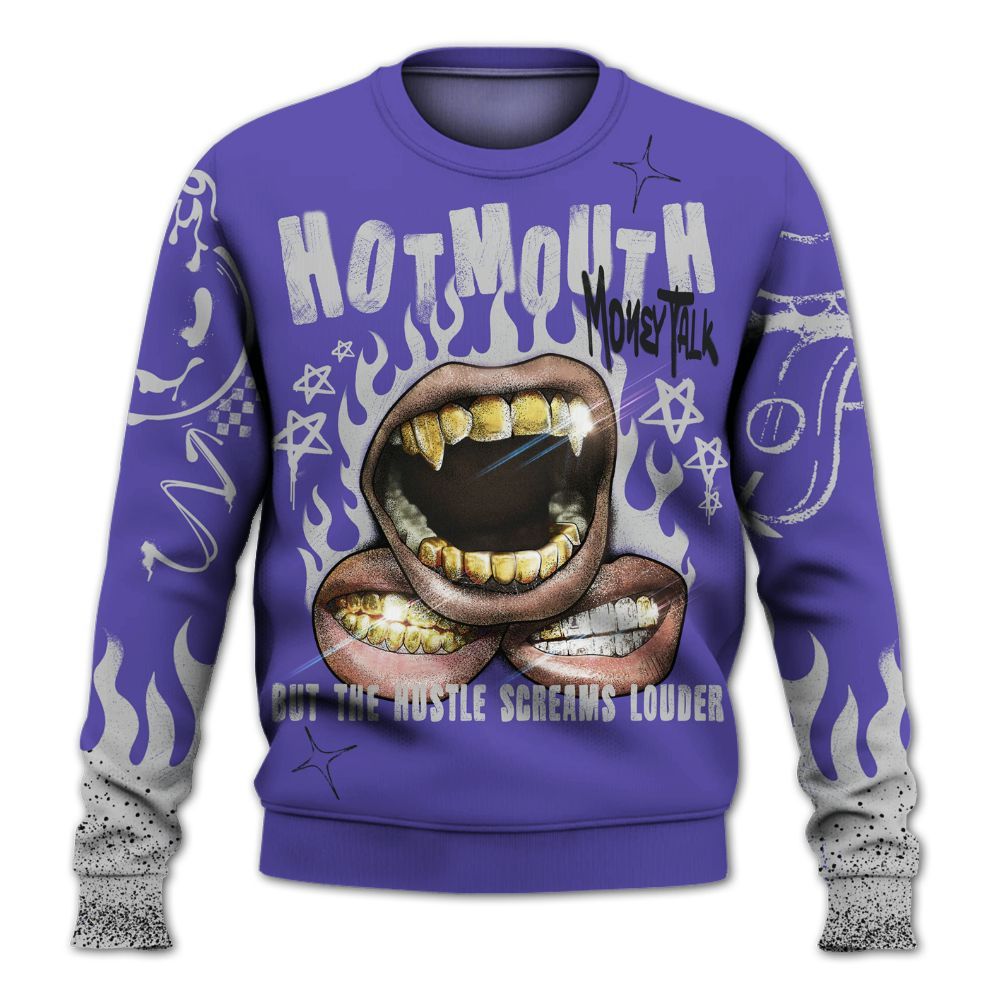 Sweatshirt To Match Retro Concord 5s - Mouth Burning Street Style All Over Print