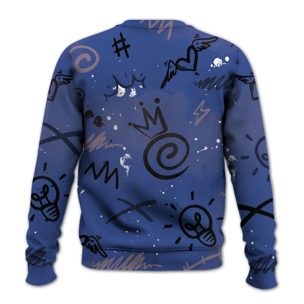 Sweatshirt To Match Low OG Voodoo Alternate 1s - Drip Been Di2ferent All Over Print