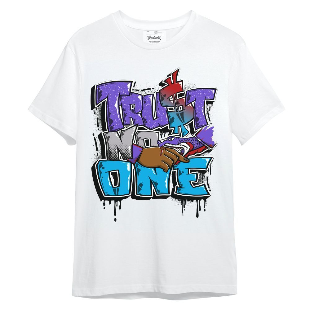 Shirt To Match Retro Aqua 8s - Dripping Trust No One Graphic