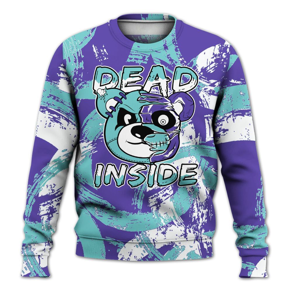Sweatshirt To Match Low Hornets 1s - Lifeless Bear Circle Slpash All Over Print