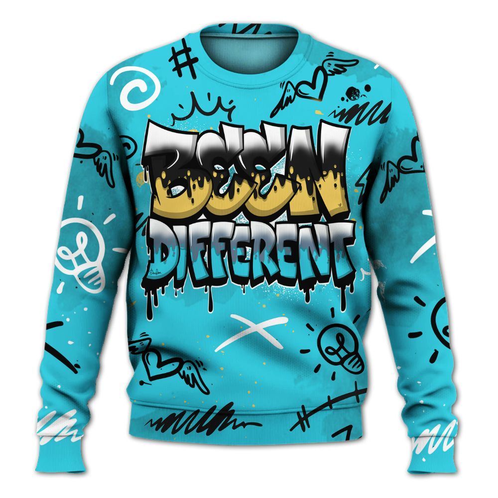 Sweatshirt To Match Retro Gamma Blue 11s - Drip Been Di2ferent All Over Print