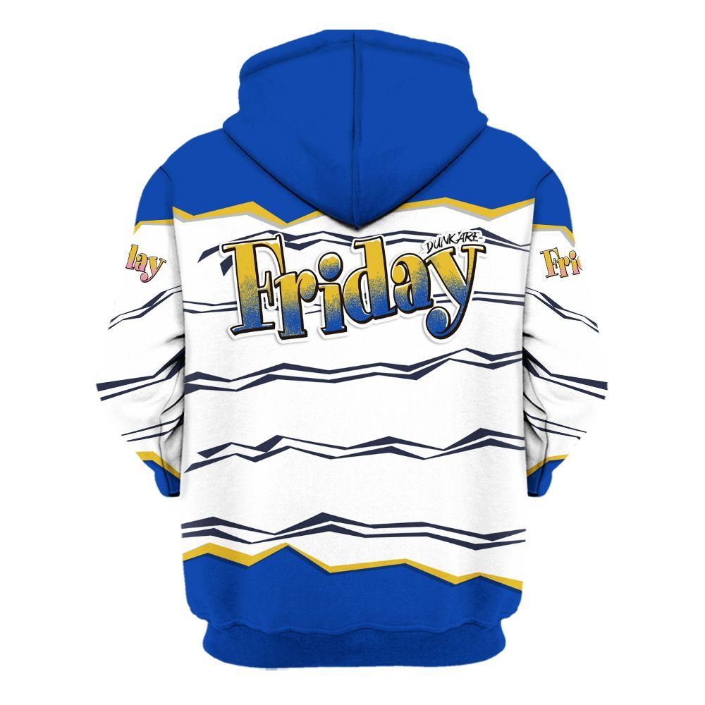 Hoodie To Match Brazil Racer Blue Yellow 3s - Friday Movie 90s TV All Over Print
