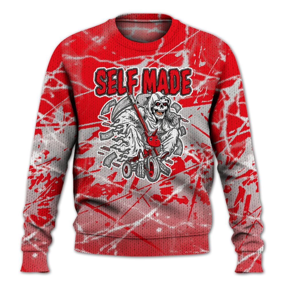 Knitted Sweater To Match Air Max 1 Low Poly - Self Make Skeleton Profound