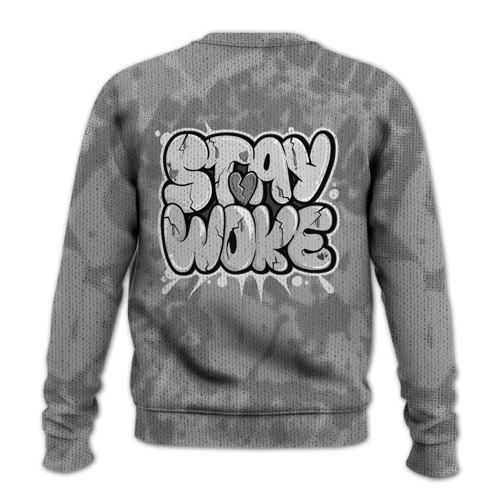 Knitted Sweater To Match Black Wolf Grey 12s - Stay And Woken Street