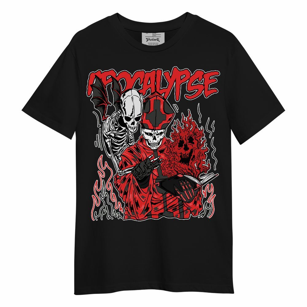 Shirt To Match Red Thunder 4s - Apocalypse Skeleton Unisex Shirt