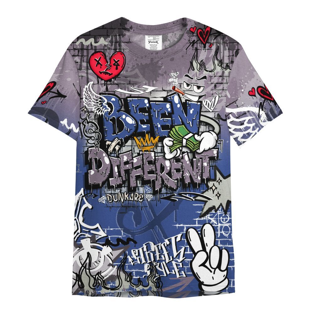 Shirt To Match Low OG Voodoo Alternate 1s - Been Dif2erent Drip Graffiti All Over Print