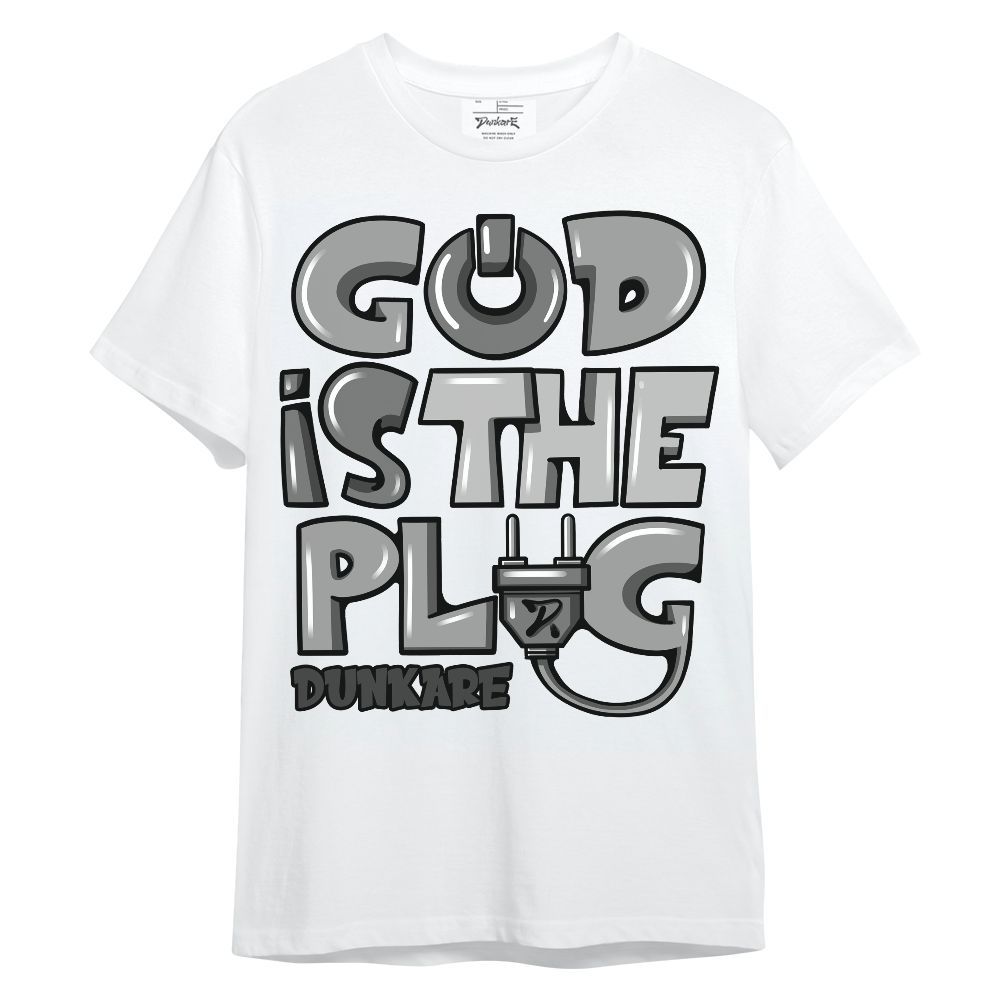 Shirt To Match Black Wolf Grey 12s - God Is The Power Cord Unisex Shirt