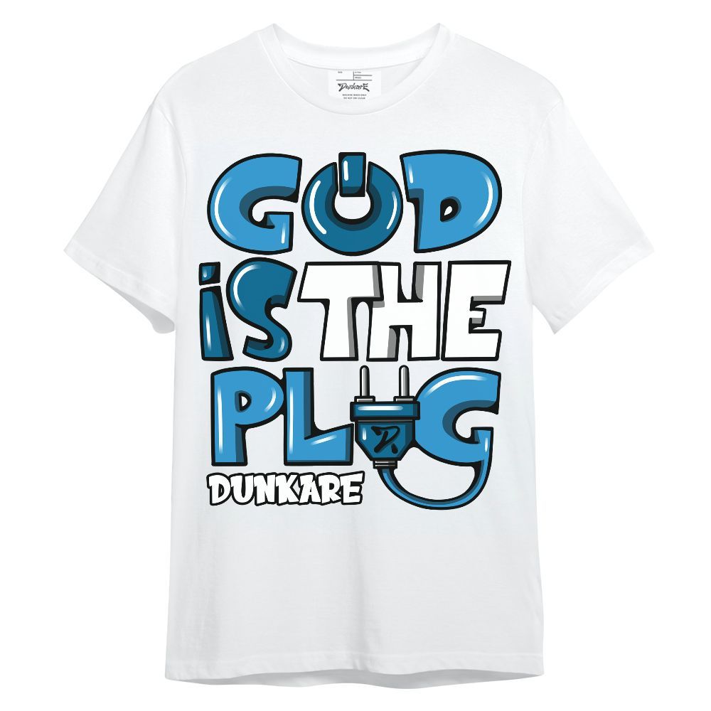 Shirt To Match Powder Blue 9s - God Is The Power Cord Unisex Shirt