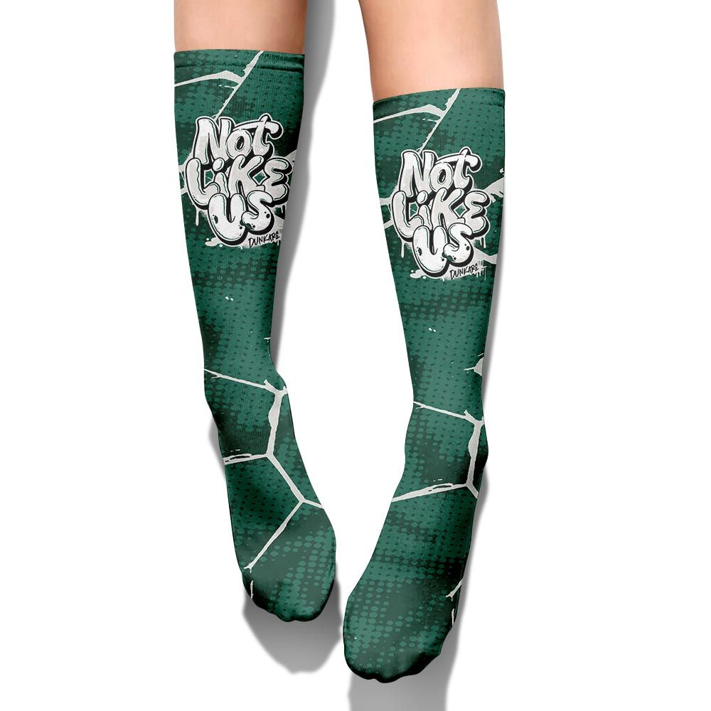 Sock To Match Oxidized Green 4s - None Like Us Graphic