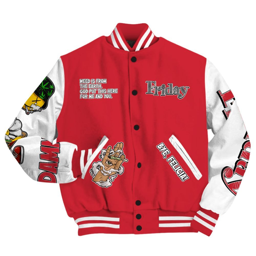 Varsity Jacket To Match Bunny 2025 8s - Friday Sneaker Stress Style All Over Print