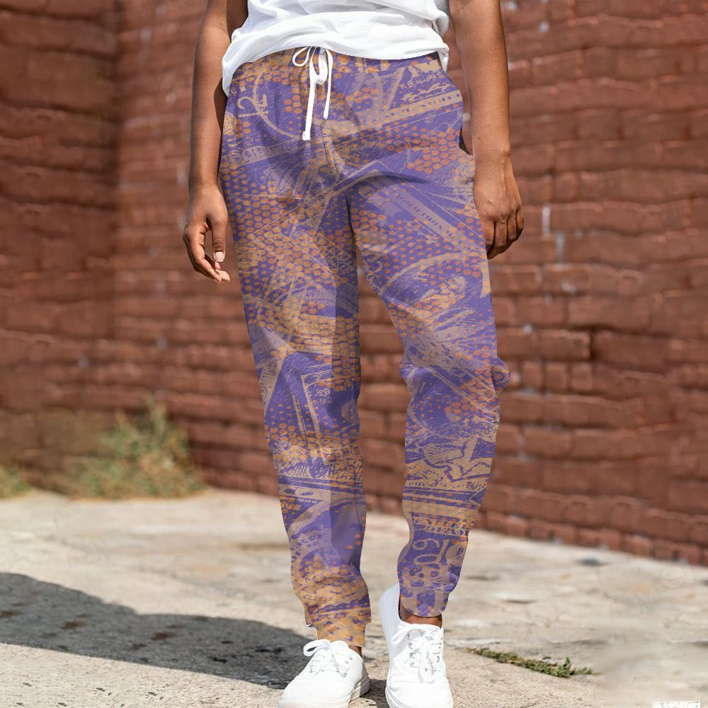 Sweatpant To Match Book Sunset 1s - Banknotes Art Graphic All Over Print