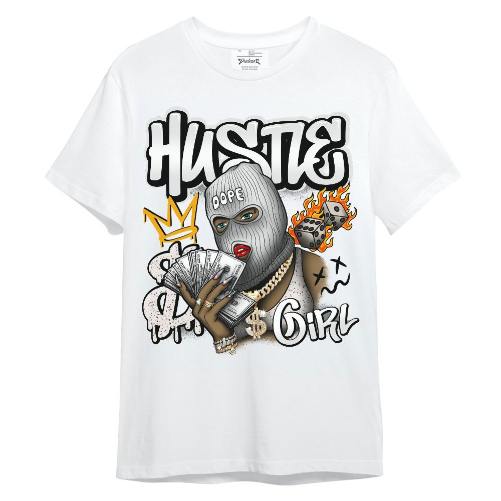 Shirt To Match Retro Reverse Metallic 5s - Money Hustles Girl Streetwear Unisex Shirt