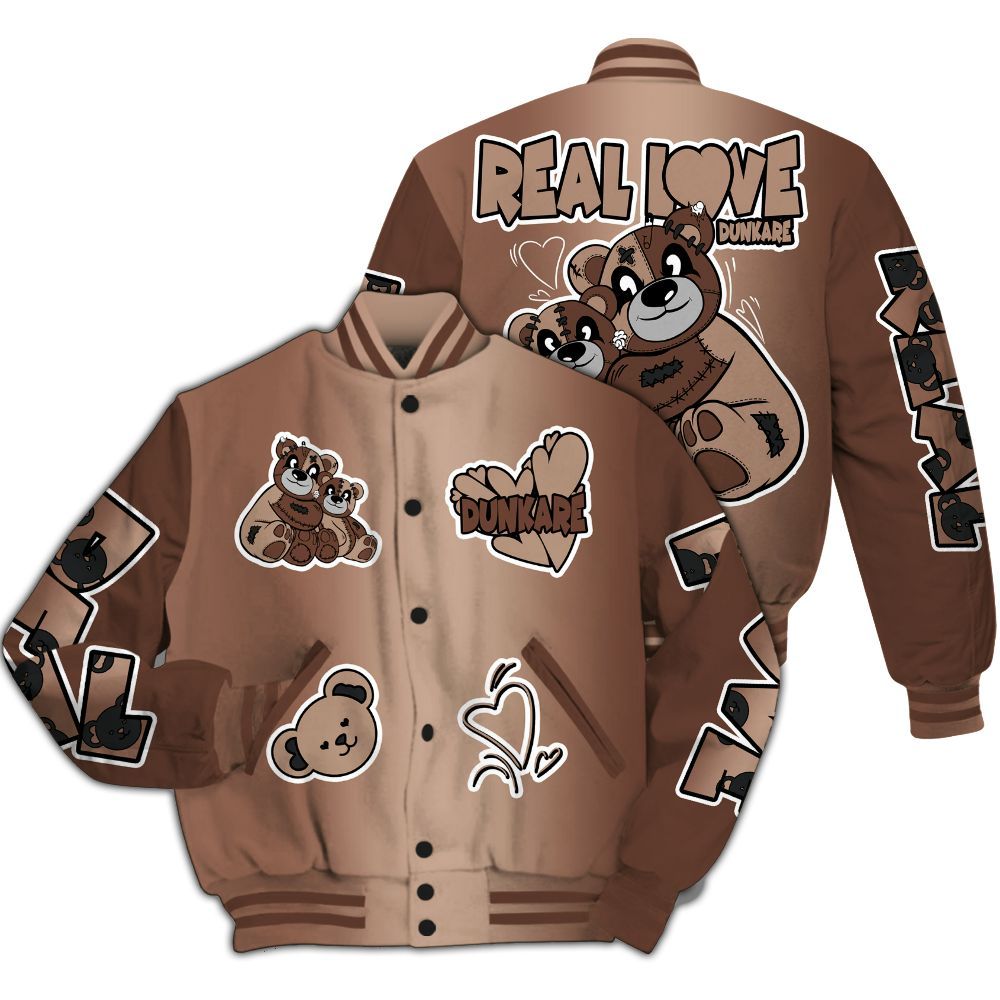 Varsity Jacket To Match KD 4 Christmas - Sincere Fondness Bear All Over Print