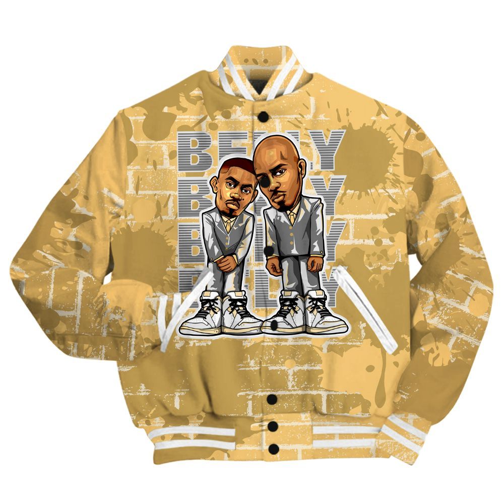 Varsity Jacket To Match Craft Paris 6s Shirt - Belly Sneakers Graphic Halloween All Over Print