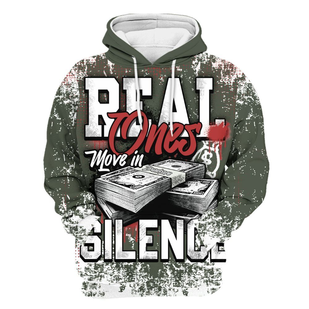 Hoodie To Match Air Force 1 Low Year Of The Snake Shirt, Move In Silence Money Street Retro All Over Print