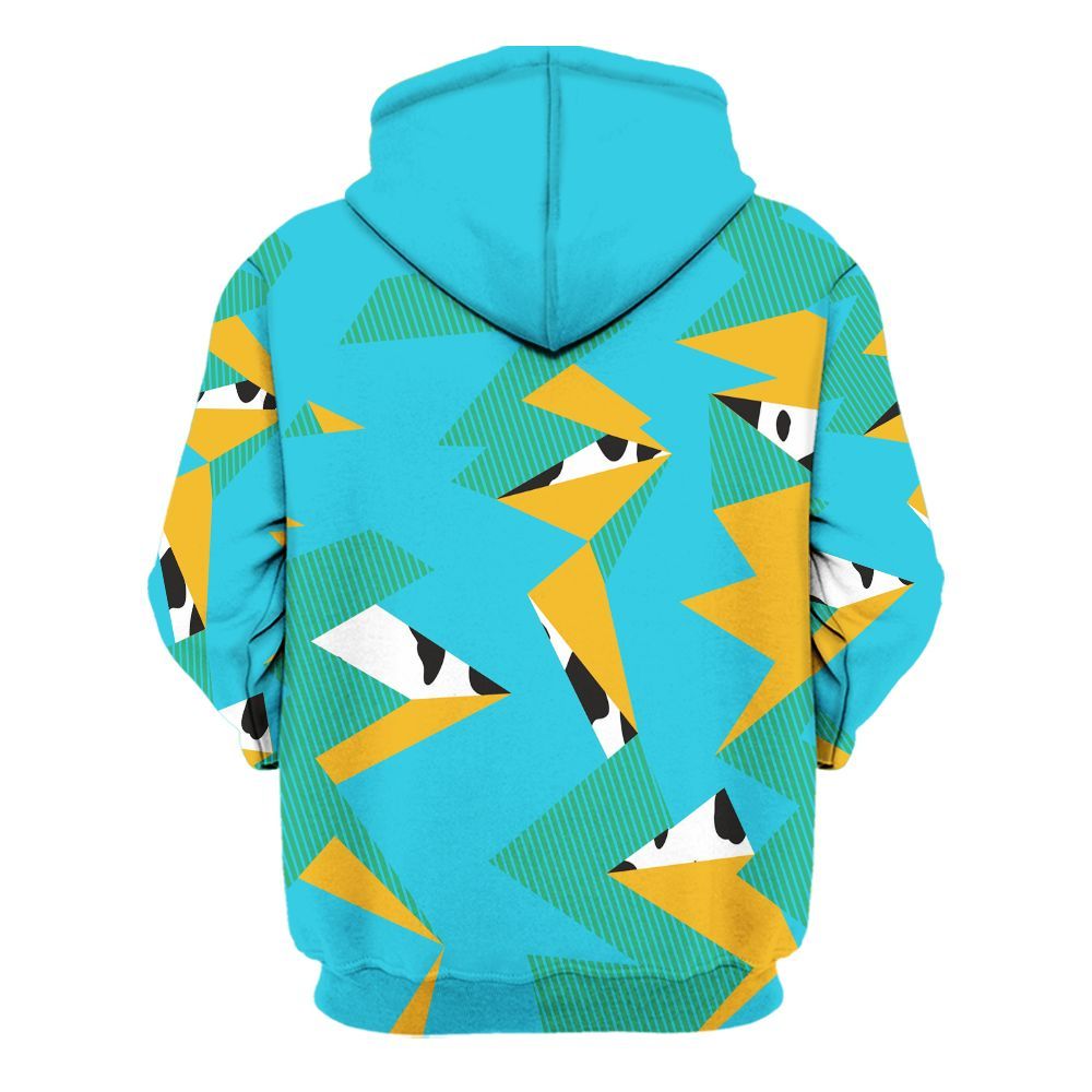 Hoodie To Match Dunk Chunky Dunky - Geometric Camouflage Pattern All Over Print