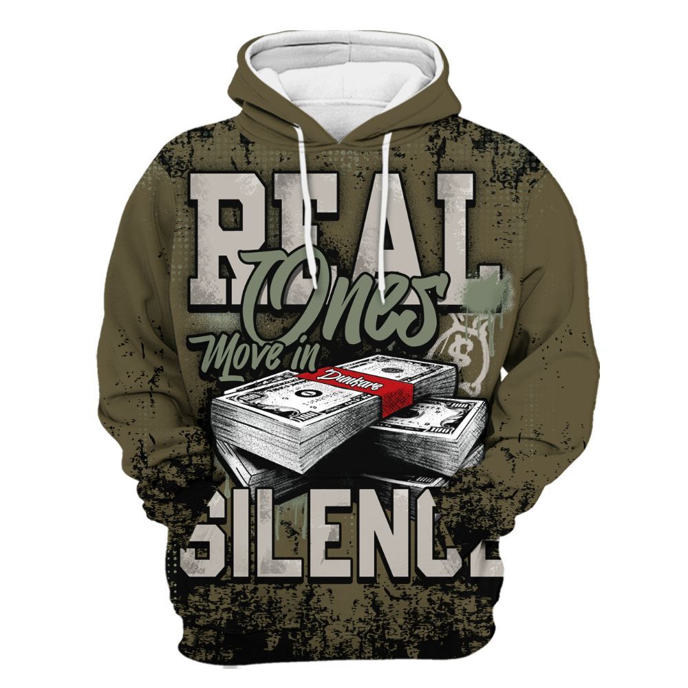 Hoodie To Match Dunk Low Year Of The Snake - Move In Silence Money Street Retro All Over Print