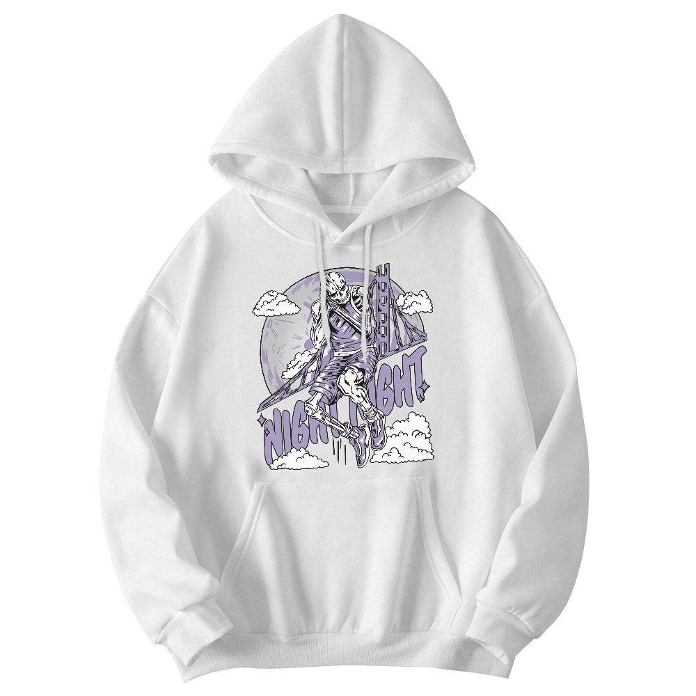 Sweatshirt To Match Low Pure Violet 11s - Seeya Skeleton Graphic