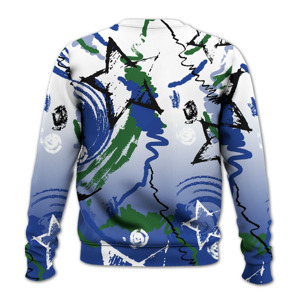 Sweatshirt To Match Dunk Low Tennis Classic - Grind Shine Later Drip All Over Print