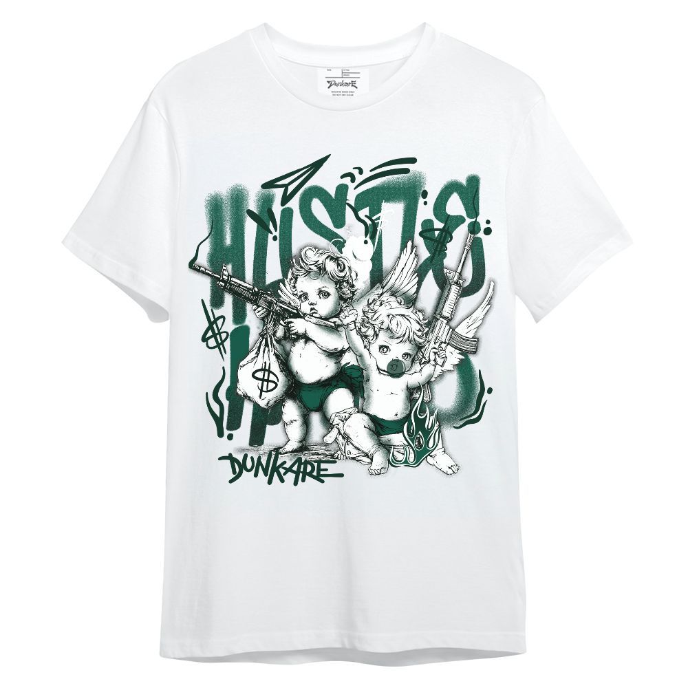 Shirt To Match Oxidized Green 4s - Hustle Hard Angel Unisex Shirt