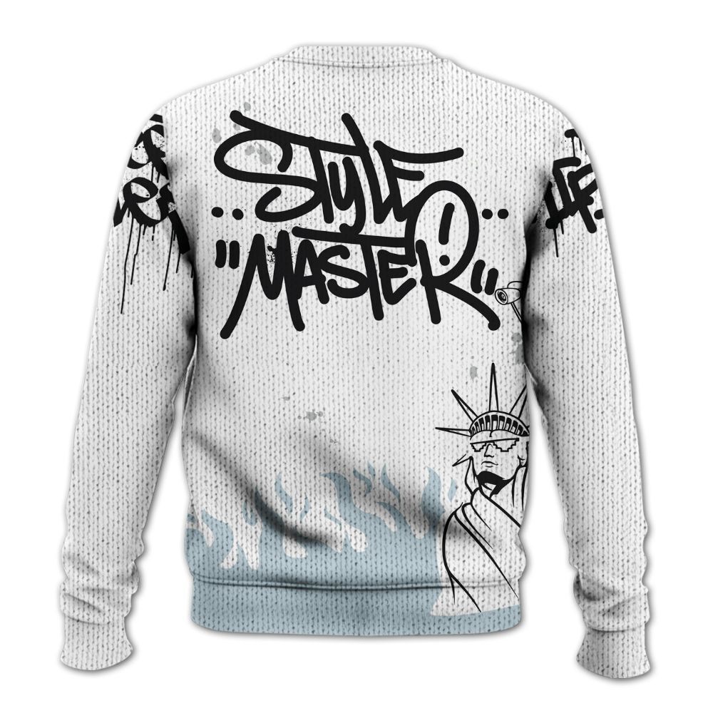 Knitted Sweater To Match Kobe 9 Protro Halo - Graphic Fck Around Find Out