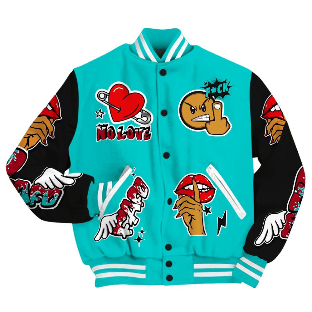 Varsity Jacket To Match Air Griffey Max 1 Freshwater - FK Around Find Out All Over Print
