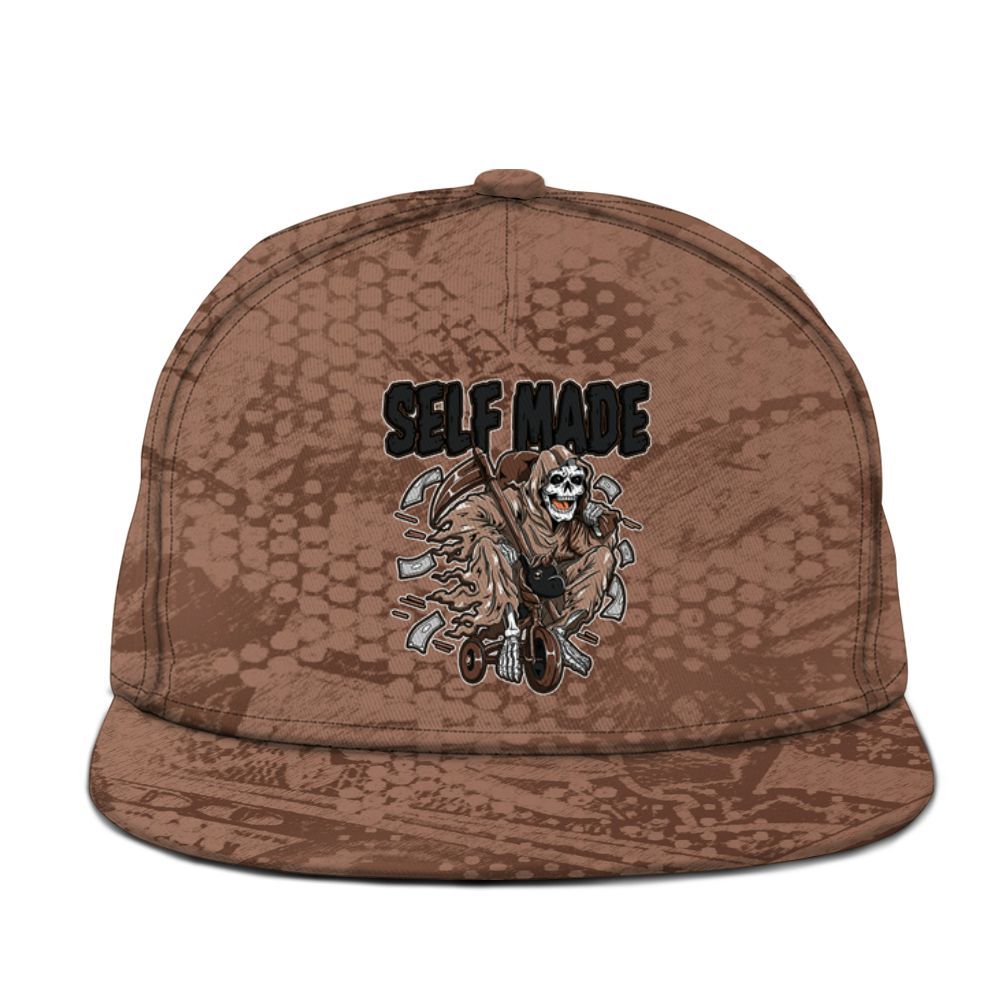 Snapback To Match KD 4 Christmas - Self Make Skeleton Banknotes Art Graphic